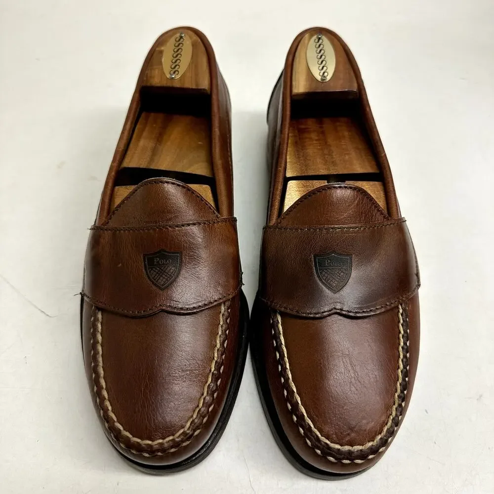 NWOT Rancourt & Co. x Polo Ralph Lauren Weltline Penny Loafer Made in USA 7.5 B